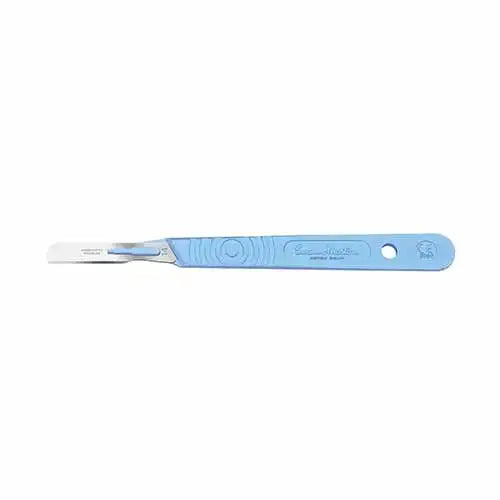 DISPOSABLE SCALPEL NO. 14 DERMAPLANING BLADES – STERILE SURGICAL BLADE – A PACK OF 10 (image for illustration purposes)