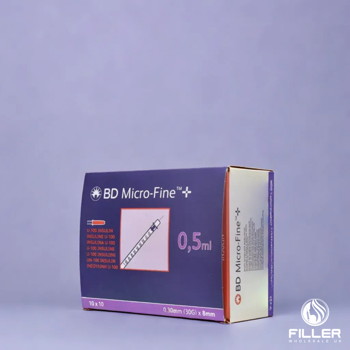 BD Fine Insulin Syringe | 30G 8mm Micro-Fine Needle (100 Units/mL)