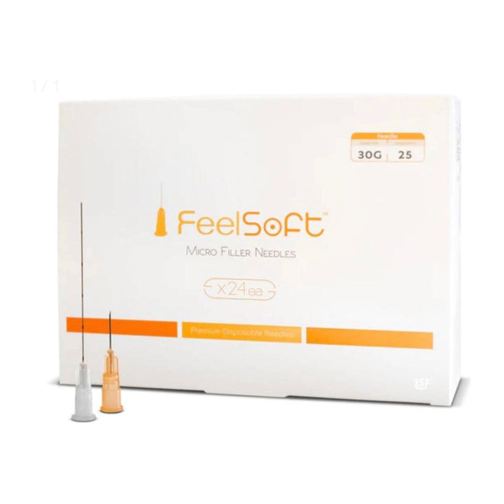 FeelSoft Micro Filler Cannulas with Needles 30G 25mm (Box of 24)